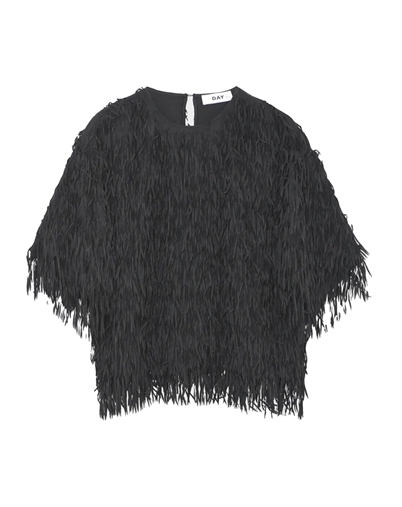Day Birger et Mikkelsen - Barcelona Delicate Fringes Bluse - Black